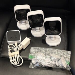 Amazon Blink White Indoor Security Camera System - 3 Cameras